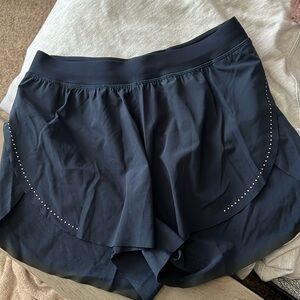 Lululemon Navy blue fast and free Running shorts